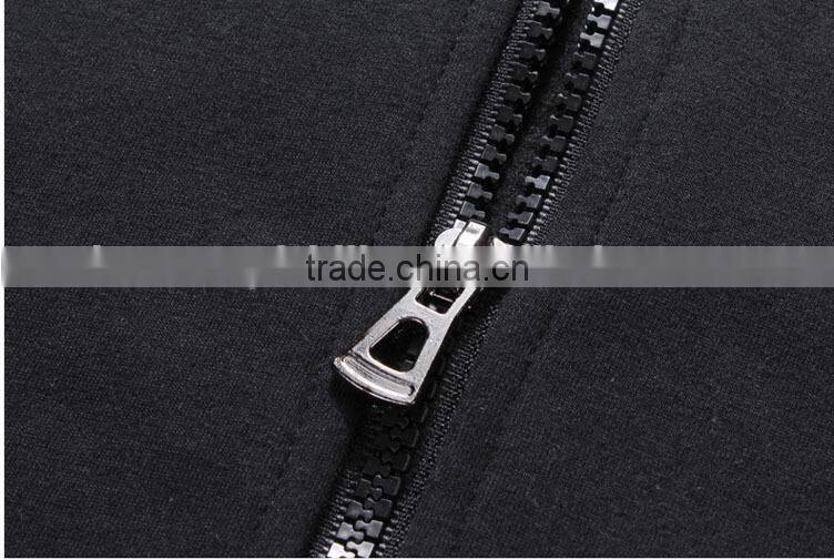 2015 New Autumn personalized printing hooded cardigan dry fit hoodie wholesale