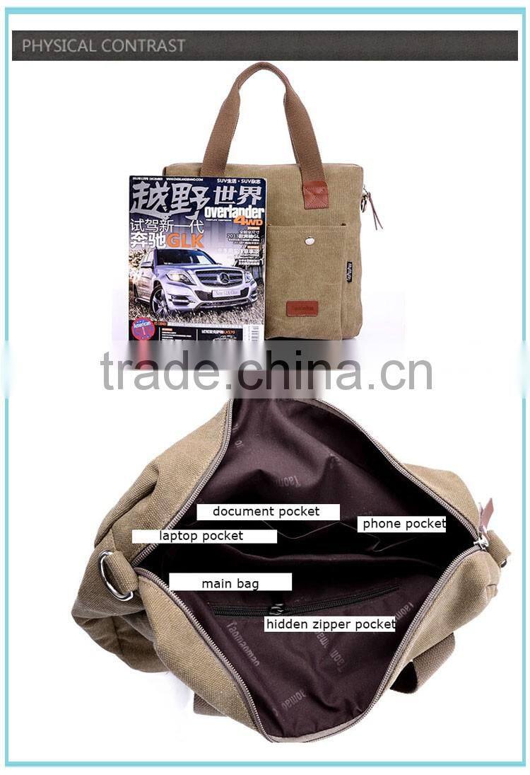 wholesale mens canvas handbags & messenger bags