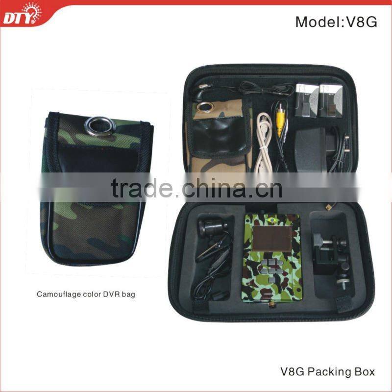 2.5'' TFT Waterproof wearable H.264 HD SD DVR, V8G