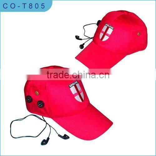 Hot-selling Radio cap,FM cap for promotion