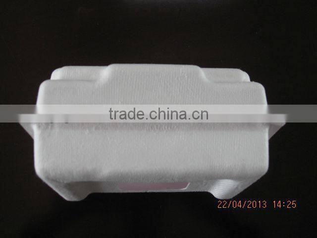 2014 Amazon Products Hot Selling Protective Sustainable Biodegradable Recyclable Pulp Paper Trays,Natural Pulp Molded Packaging
