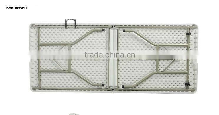 6-foot center-fold multipurpose table with carrying handle and lock