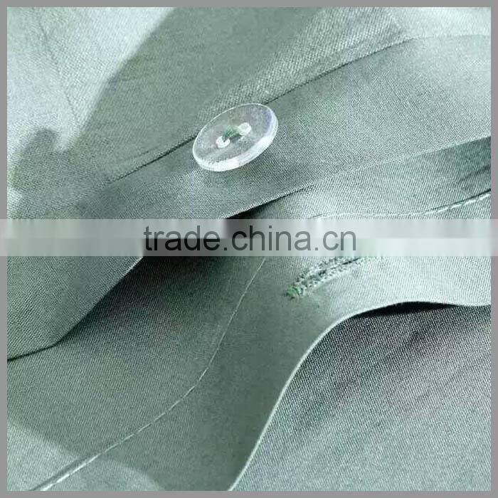 Seersucker Cotton Strip Ruffle Duvet Cover/ Natural seersucker cotton strip ruffle duvet cover/fitted sheet