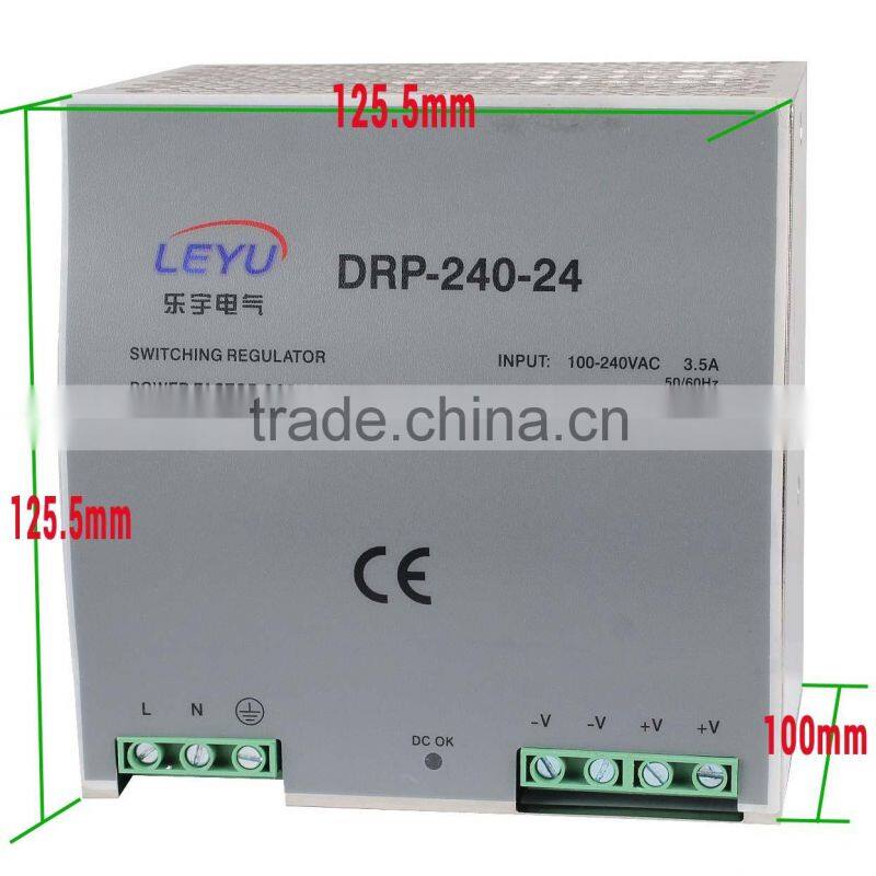 High reliable DRP-240-24 power supply unit PSU DIN RAIL 240W