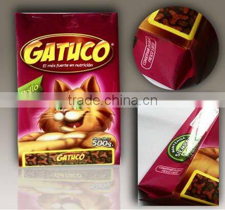 Printed blue soft plastic stand up pouch fishing lures zipper bags for fish food