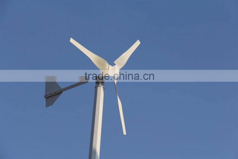 CE approved 1000w 48v horizontal axis wind power turbine/windmill wind generator manufacturer for home use made in china