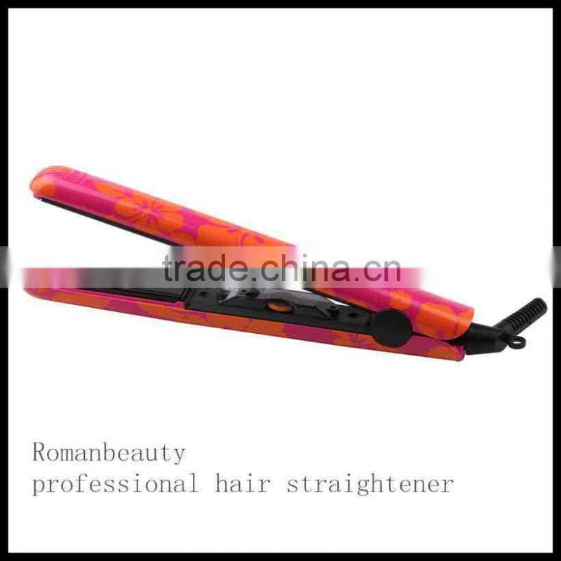 women hair beauty hair straightener with straightener curler water-transfer surface hair straightener RM-17