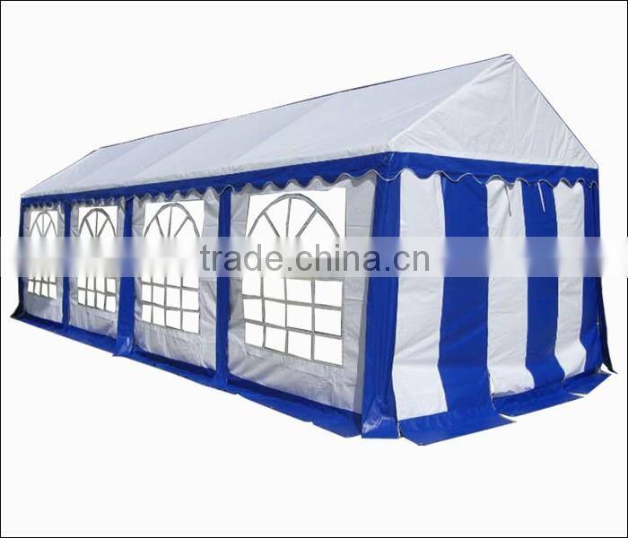 4x8m heavy duty white&blue PVC wedding tents with enhanced frame, pary tents, carports