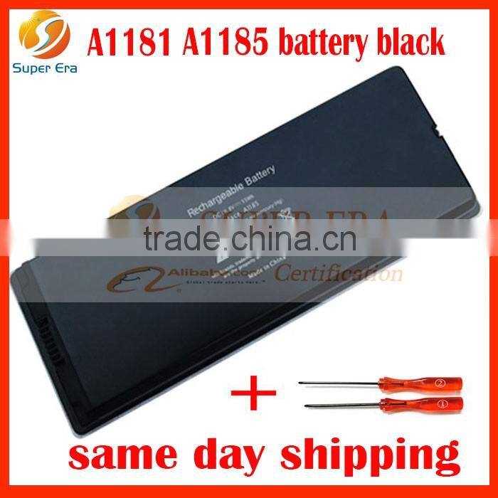 A1181 black battery for macbook 13.3 inch A1185 battery black 020-5071-B 2006-2009year best selling part