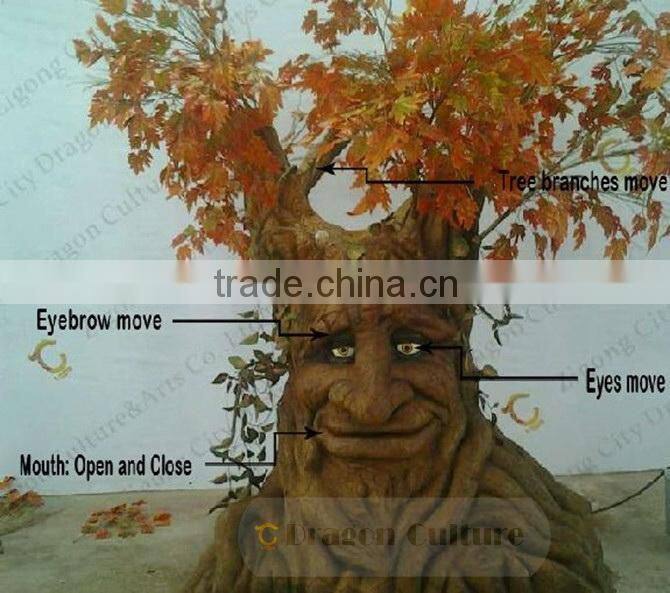 Scenery Decoration Talking Tree Life Size Talking Tree