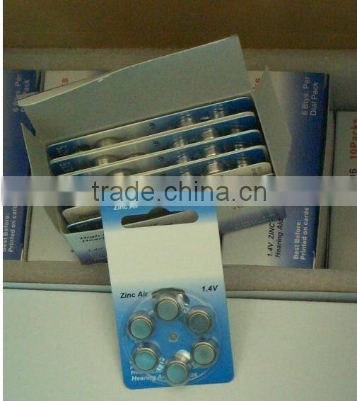 Eunicell high voltage A13 1.4V hearing aid batteries A13 A10