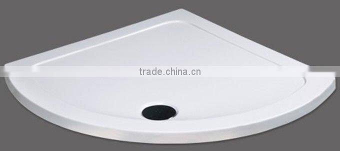 corner enamel steel shower tray with 1200*900*50mm