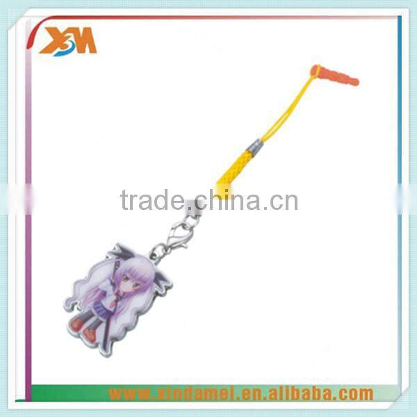 good quality stainless iron mobile phone case neck strap (xdm-mps02)