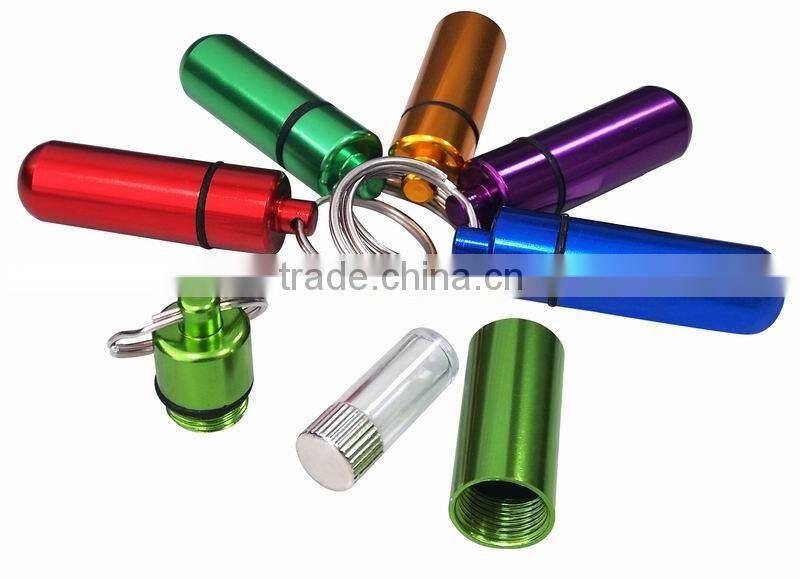 2013 Bullet Metal Pocket Pill Box with Keychain
