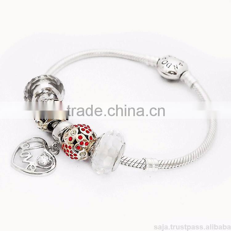 Wholesale 925 Silver charms Bracelet SSCP034