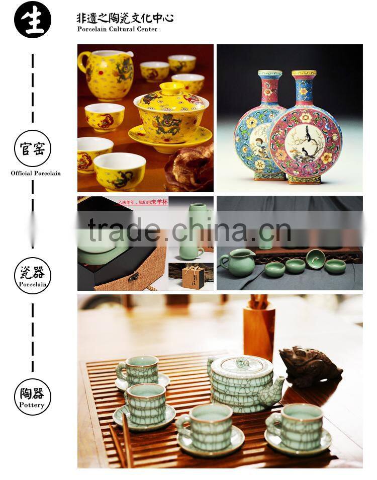 Longquan celadon tea pet rabbit / tea supplies