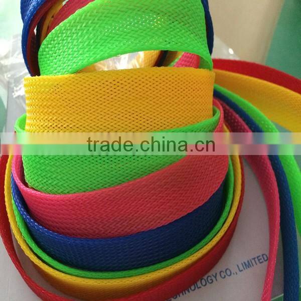 flame retardant braided woven fabric sleeve