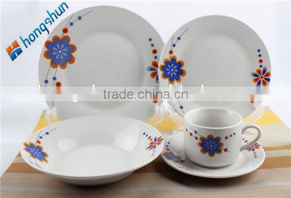 Chinese restaurant/hotel dinnerware ceramic, porcelain dinner set cheap