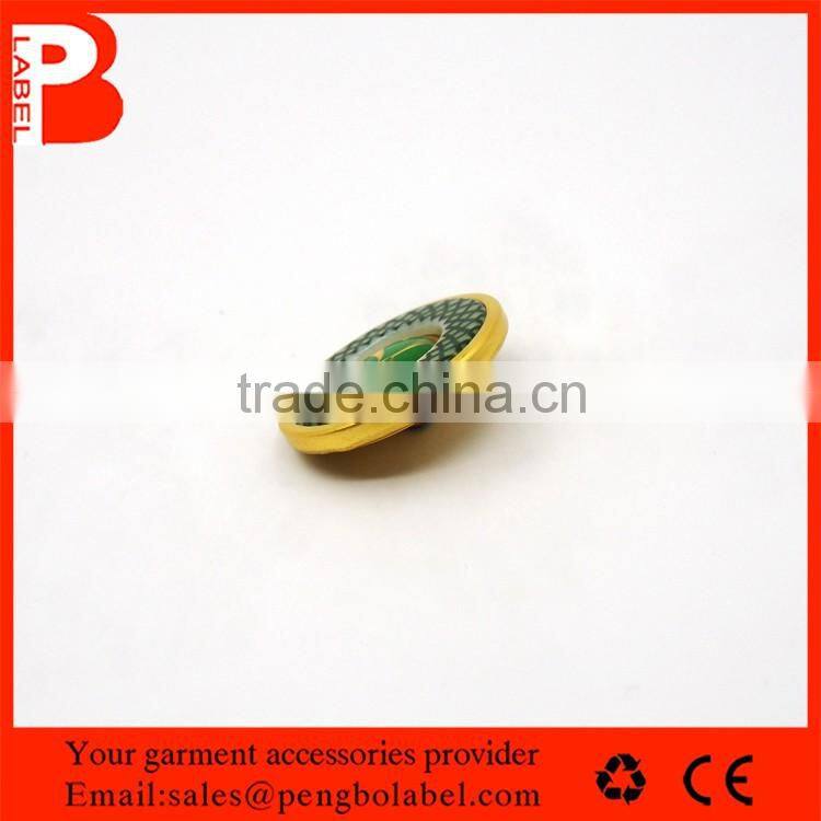 Recycles Gold Fancy plastic buttons for childrends clothing