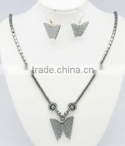 Magnetic Hematite Jewelry Set(SJEW-Q009-1)