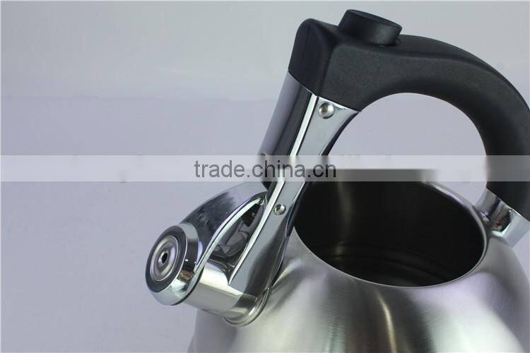 Easy to clean non electric induction whistling kettle stainless steel tea water kettle