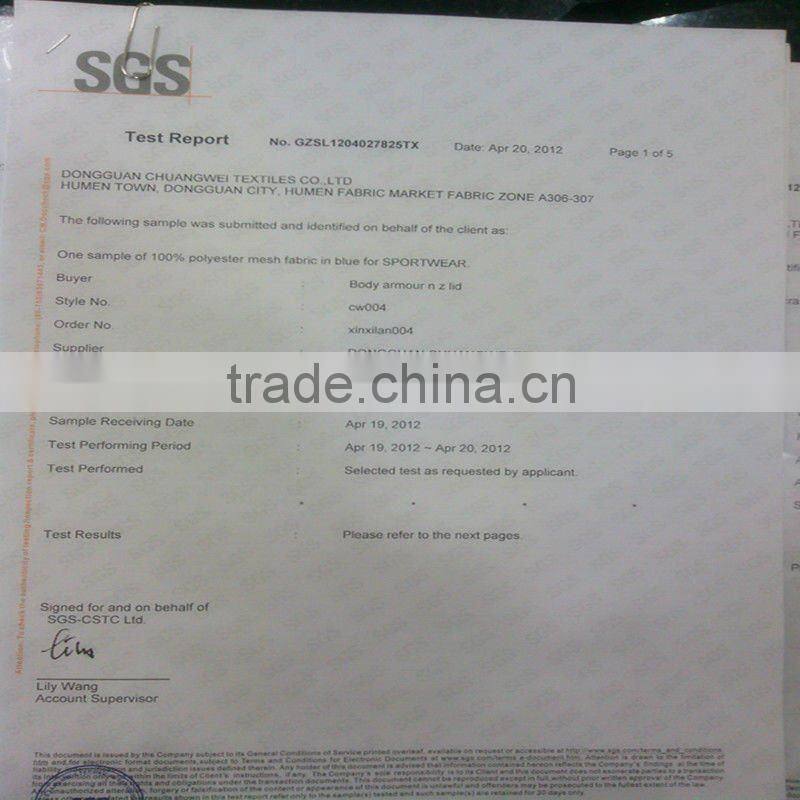 Polyester spandex digital printing fabric for clothing