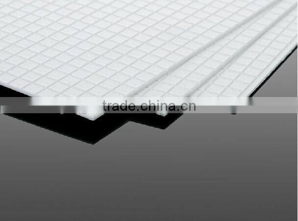architecture model square sheet, sheet in plastic profile, building model materials, scale models, family model