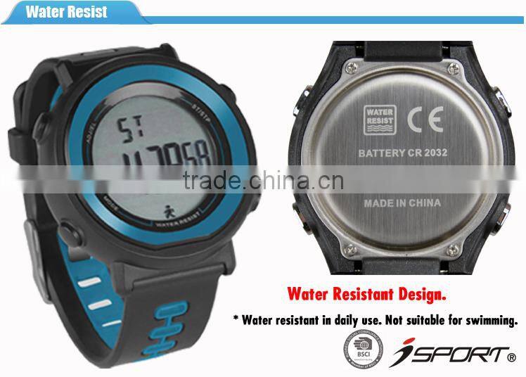 Healthy Outdoor Wireless Heart Rate Sports Watches with Pedometer