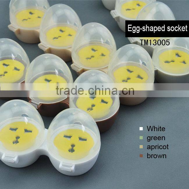 4PCS Egg shaped Multi Purpose 3P socket supplier