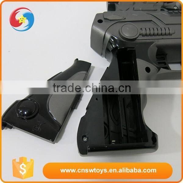 Electric b/o projective gun with sound and music plastic toys for children