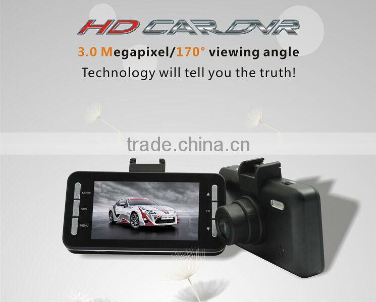 2.7 Inch 1080P Full HD 3.0M Pixel 170 Degree Wide Angle HDMI Output Mini Car DVR Recorder