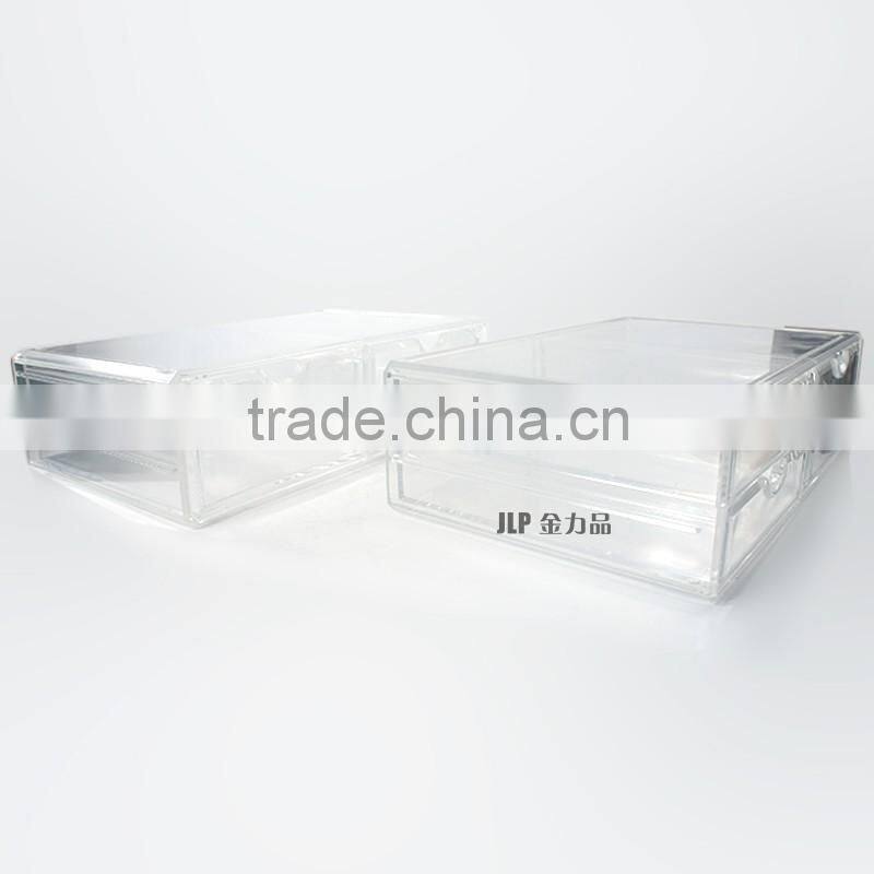 Acrylic cosmetic makeup storage case