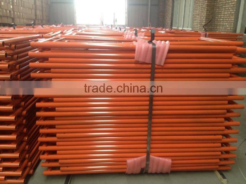 h frame scaffolding walking through scaffolding system