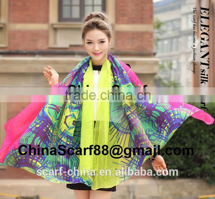 Large chiffon scarf wholesale