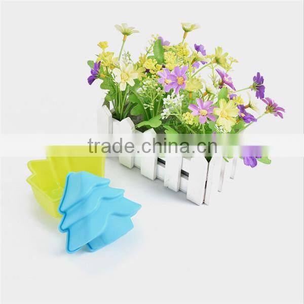 Promotional silicone christmas tree cake mold