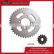 China supply of motorcycle seat covers and 428 motorcycle chain and motorcycle sprockets