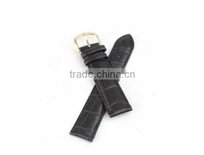 Crocodile Pattern Genuine Cow Leather Strap For Watch Band