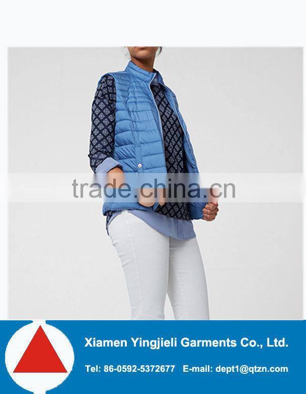 New Arrival High Quality Wholesale Cheap Water Resistant own Vest For Womens Winters Apparel