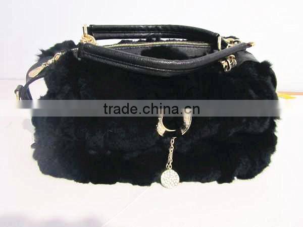 2015 Real mink leather and fur handbags