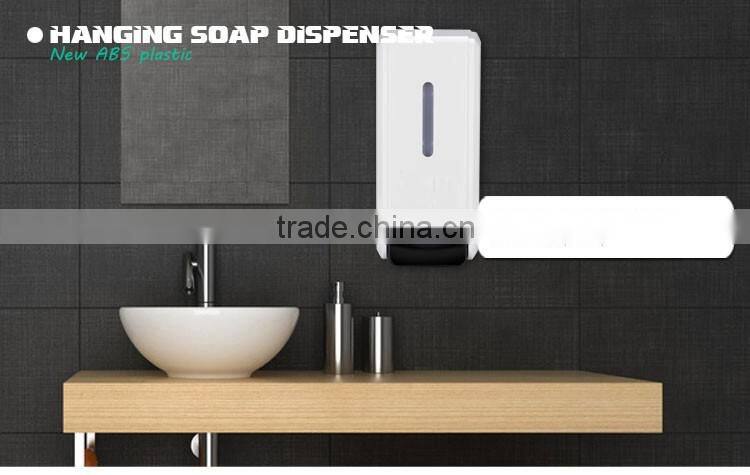 Liquid soap dispenser plastic wall mounted hand sanitizer dispenser for toilet