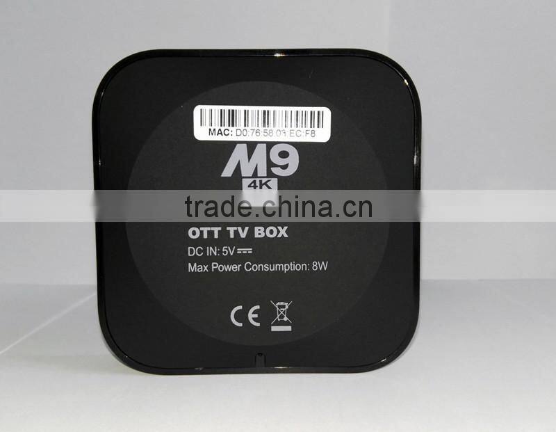 Factory Private mold Quad-core Android 5.1 smart TV BOX bluetooth 4.0 S905 4K 2.4G wifi ROM 8G TV box