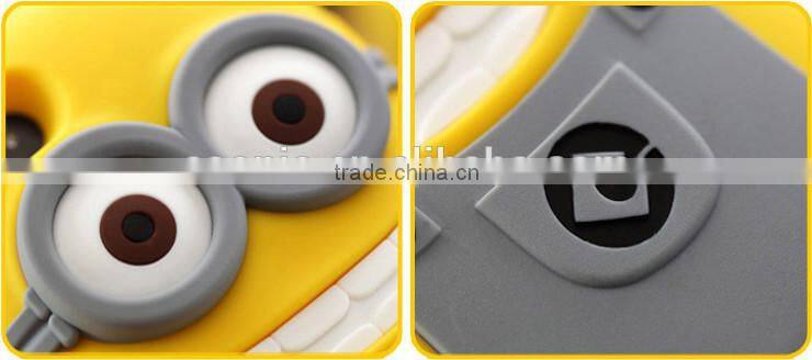 Hot selling soft silicon 3D cartoon case for samsung s5 case