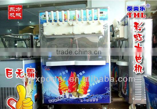 2015 TML rainbow ice cream machine manufacturer icecream machine