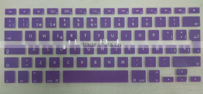 14color EU multilingual Silicone Keyboard protector Cover for laptop