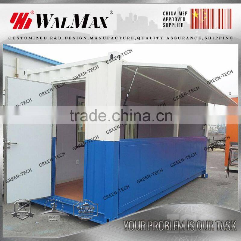 CH-DS072 shipping container shop design for coffee bar