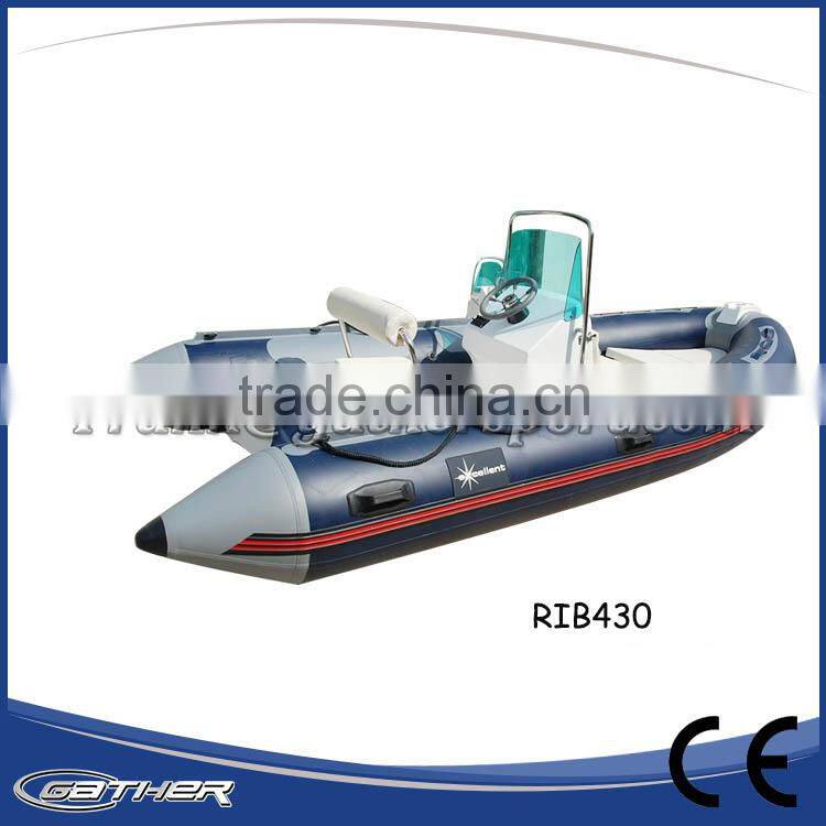 Gather New Style PVC Competitive Price inflatable boats dinghy rib
