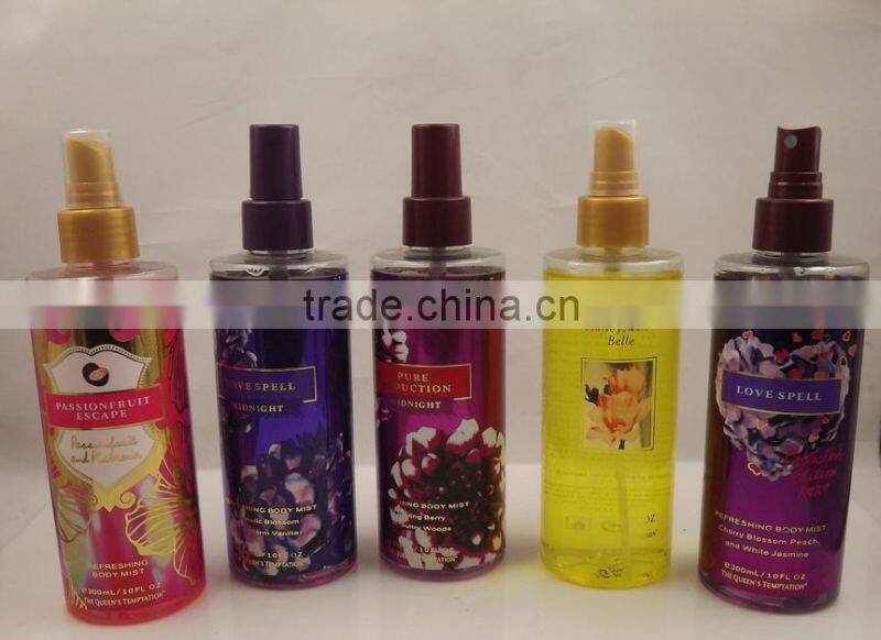 300ml body care splash long lasting perfumes smell body mist 10 different perfum for choice