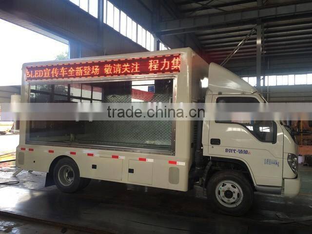 New condition Foton full color outdoor P10 led module mobile truck,mobile led truck,led mobile truck