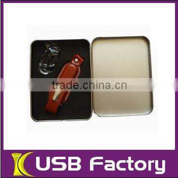 leather brand usb flash drive 2GB 4GB 8GB 16GB