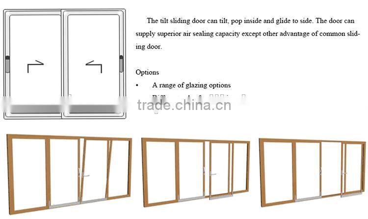 Excellent low price aluminium bi - fold door Aluminum bi - folding Sliding Doors